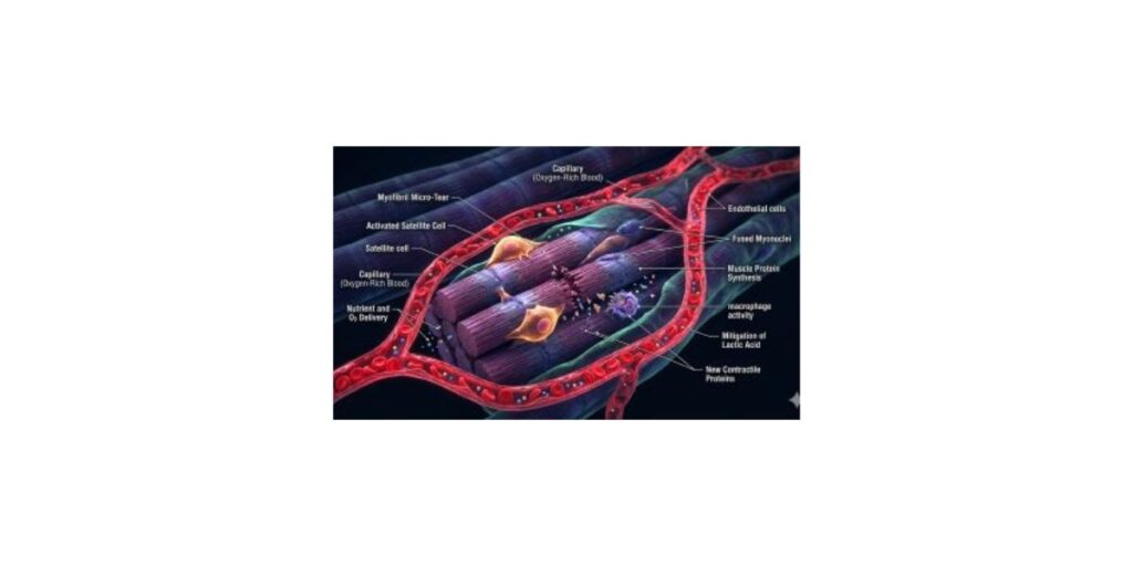 Muscle recovery and repair process after workouts