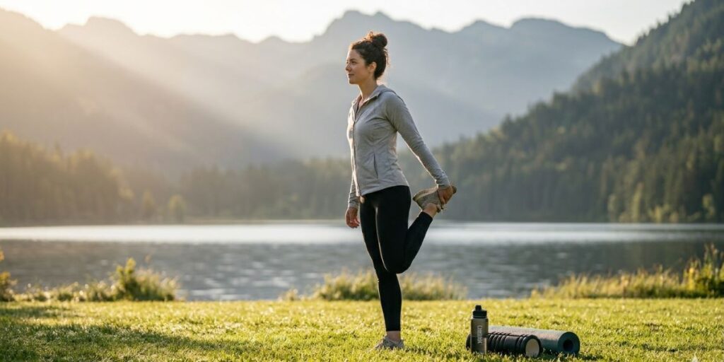 •	Beginner choosing active recovery instead of full rest