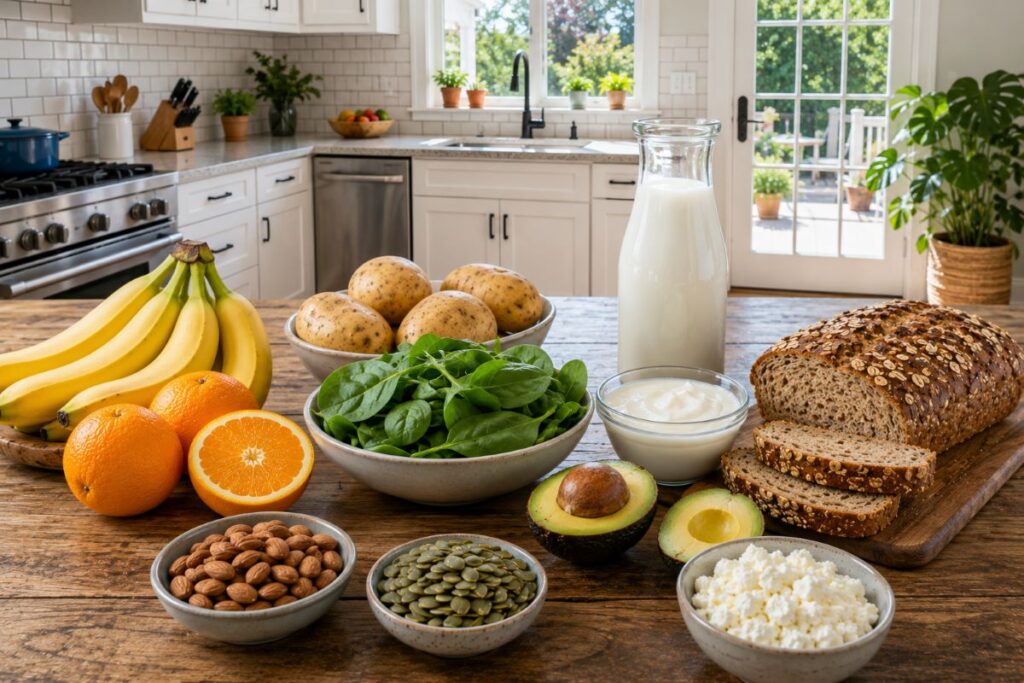Natural foods that provide electrolytes for muscle recovery