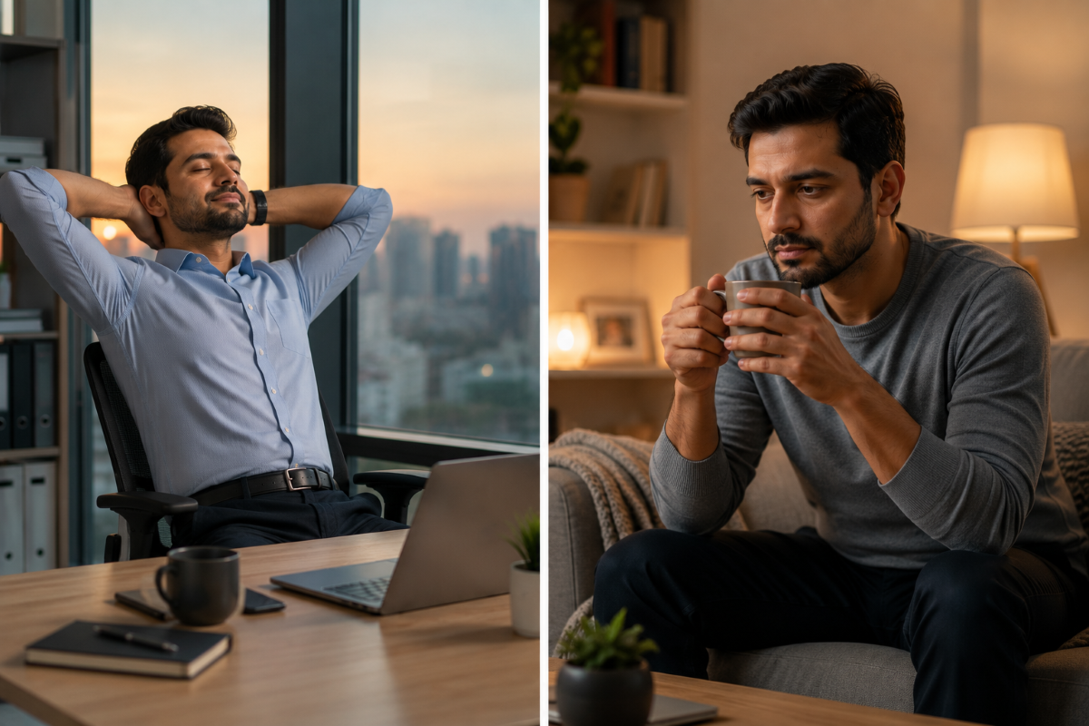 Office workers are experiencing mental fatigue after desk work despite little physical exertion. 